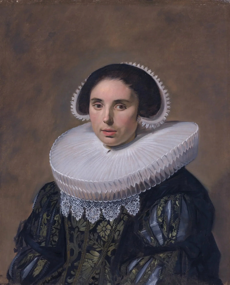 Portrait of Sara Wolphaerts van Diemen - Frans Hals