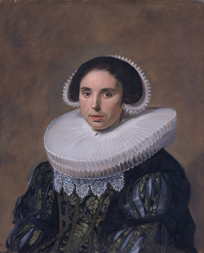 Portrait of Sara Wolphaerts van Diemen - Frans Hals