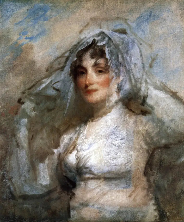 Portrait of Sarah Wentworth Apthorp Morton - Gilbert Stuart