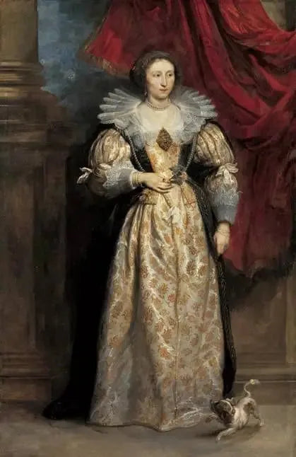Portrait of Sébilla van den Berghe - Antoine van Dyck