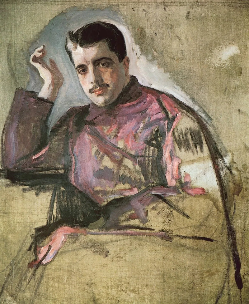 Portrait of Serge Diaghilev - Valentin Serov