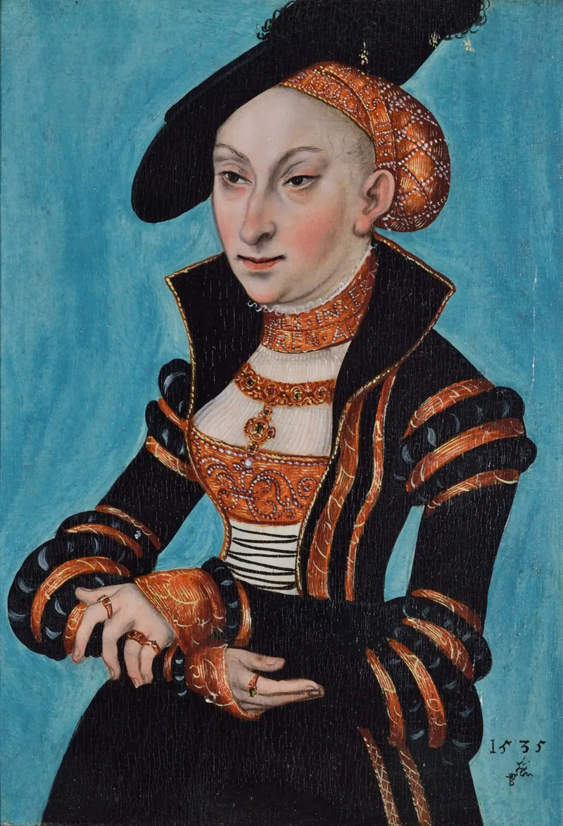 Portrait of Sibylle of Saxony - Lucas Cranach the Elder