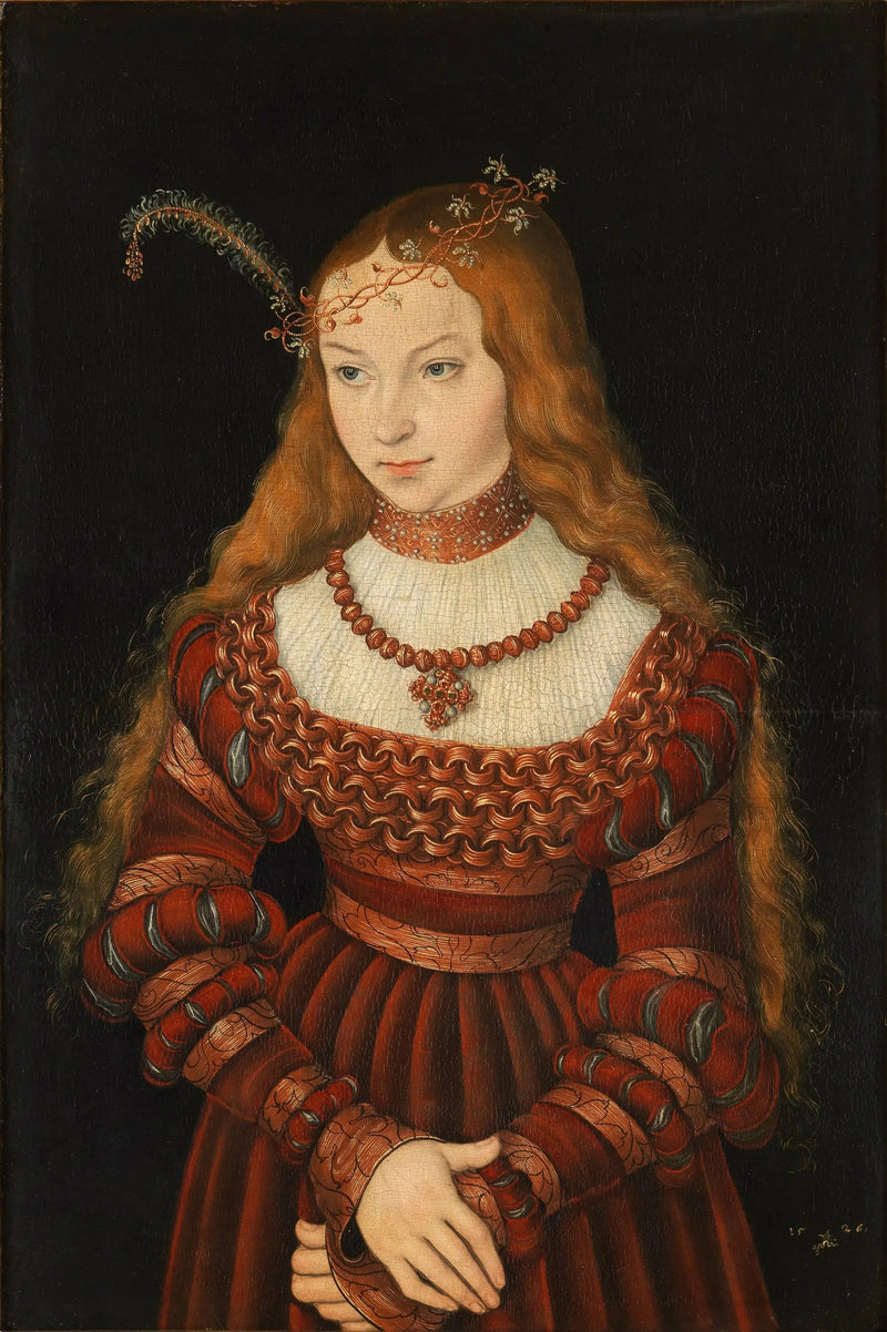 Portrait of Sibylle von Cleve - Lucas Cranach the Elder