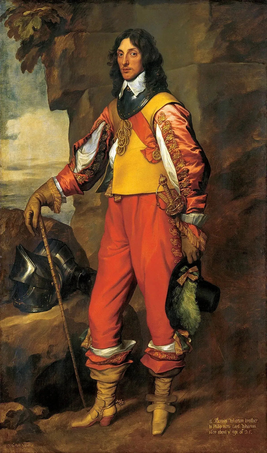 Portrait of Sir Thomas Wharton (1615-1684) - Antoine van Dyck