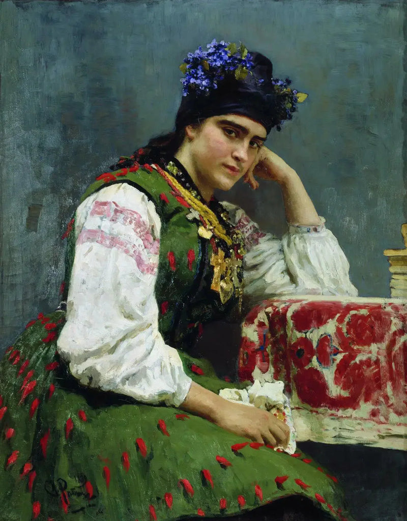 Portrait of Sofya Dragomirova - Ilya Repin