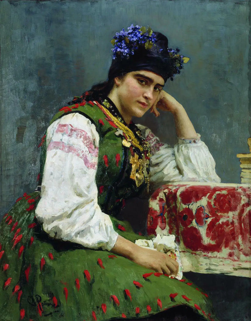 Portrait of Sofya Dragomirova - Ilya Repin