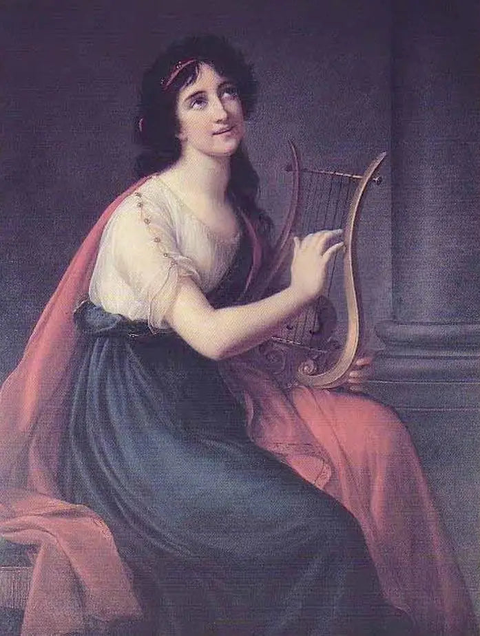 Portrait of Sophia Fries and Sappho - Élisabeth Vigeé Le Brun
