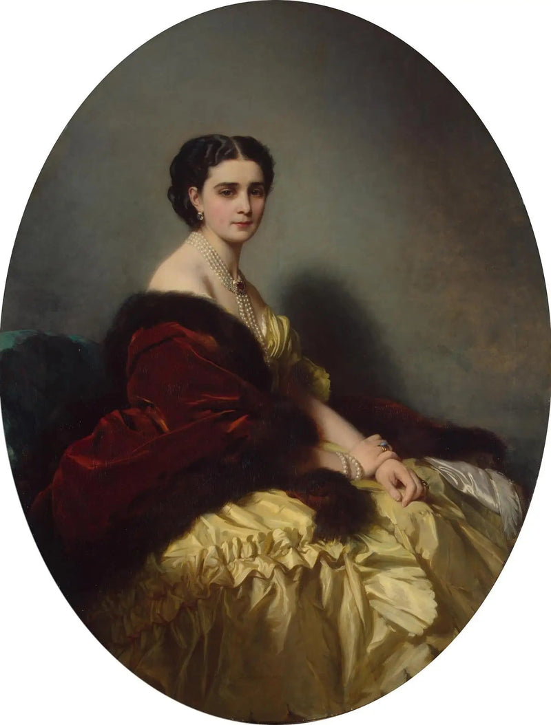 Portrait of Sophia Naryshkina - Franz Xaver Winterhalter