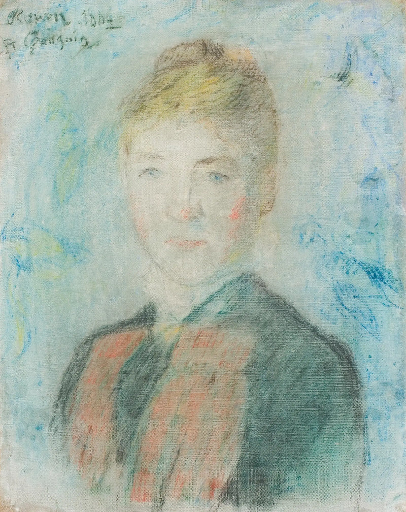 Portrait of Sophie Margrethe Manthey - Paul Gauguin