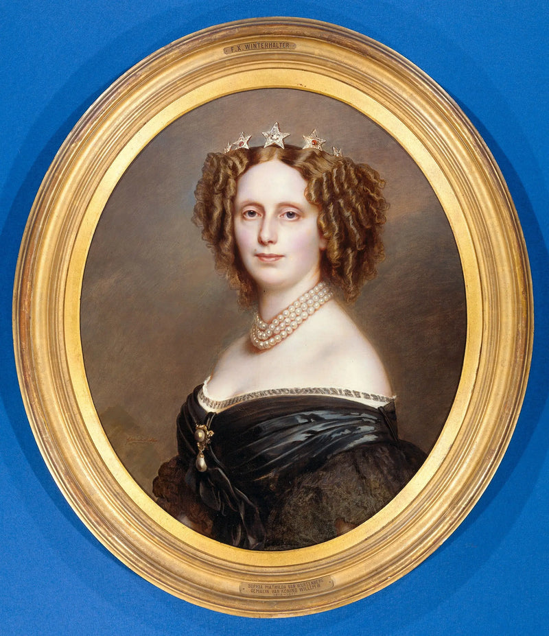 Portrait of Sophie of Württemberg (1818-1877) - Franz Xaver Winterhalter