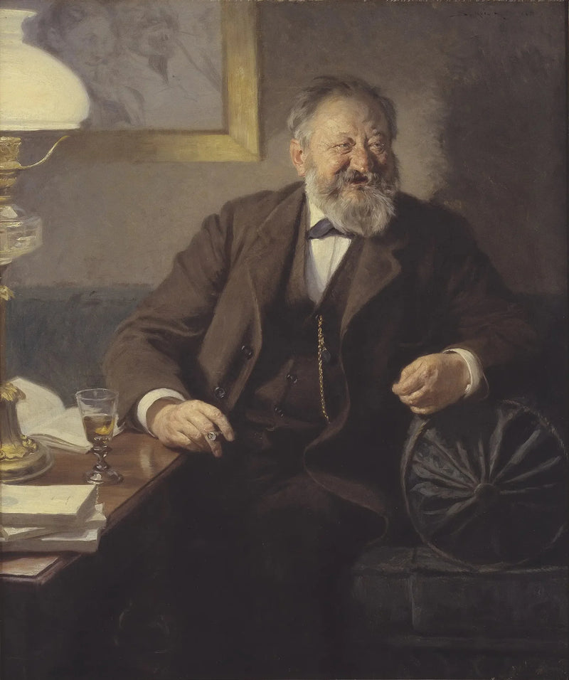 Portrait of Sophus Schandorph - Peder Severin Krøyer