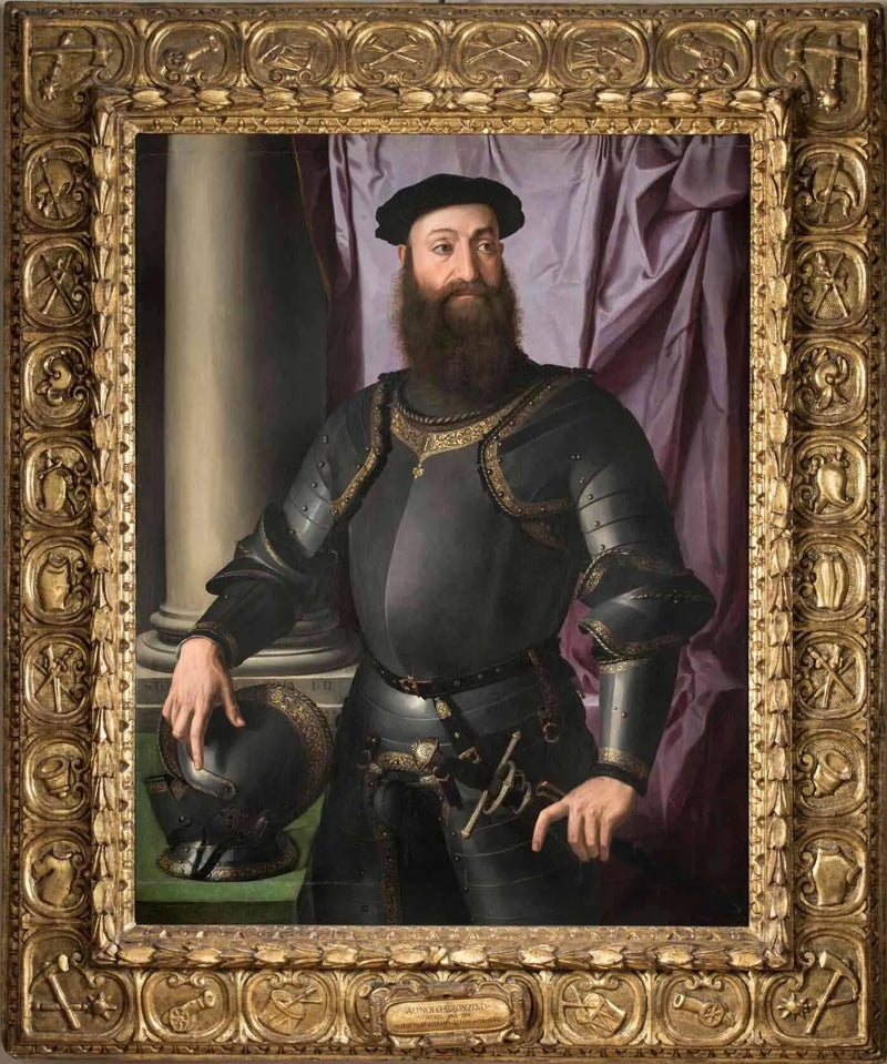 Portrait of Stefano Colonna - Bronzino