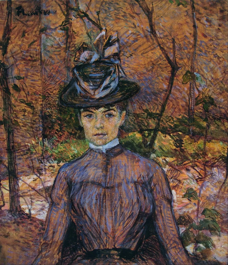 Portrait of Suzanne Valadon - Henri de Toulouse-Lautrec