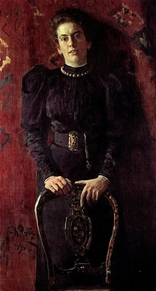 Portrait of Tatiana Lvovna Tolstoy, daughter of the writer - Ilya Repin