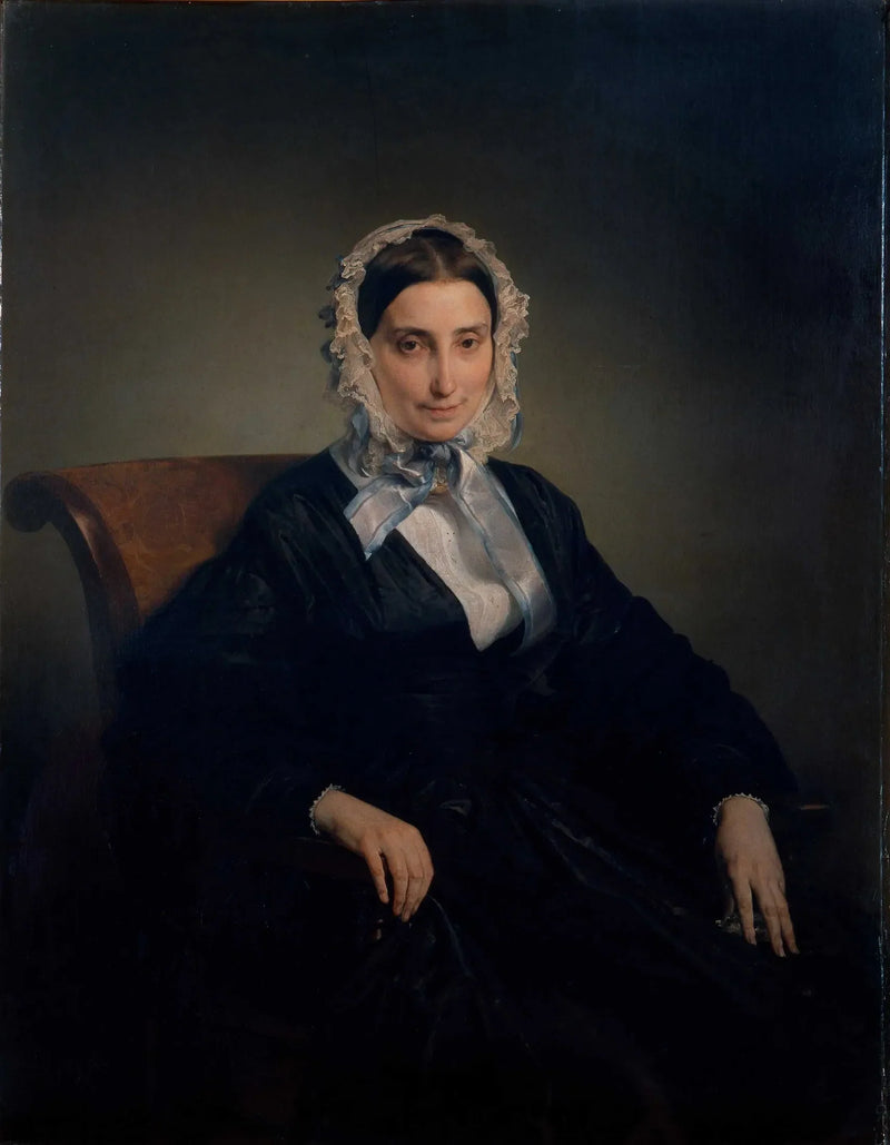Portrait of Teresa Manzoni Stampa Borri - Francesco Hayez