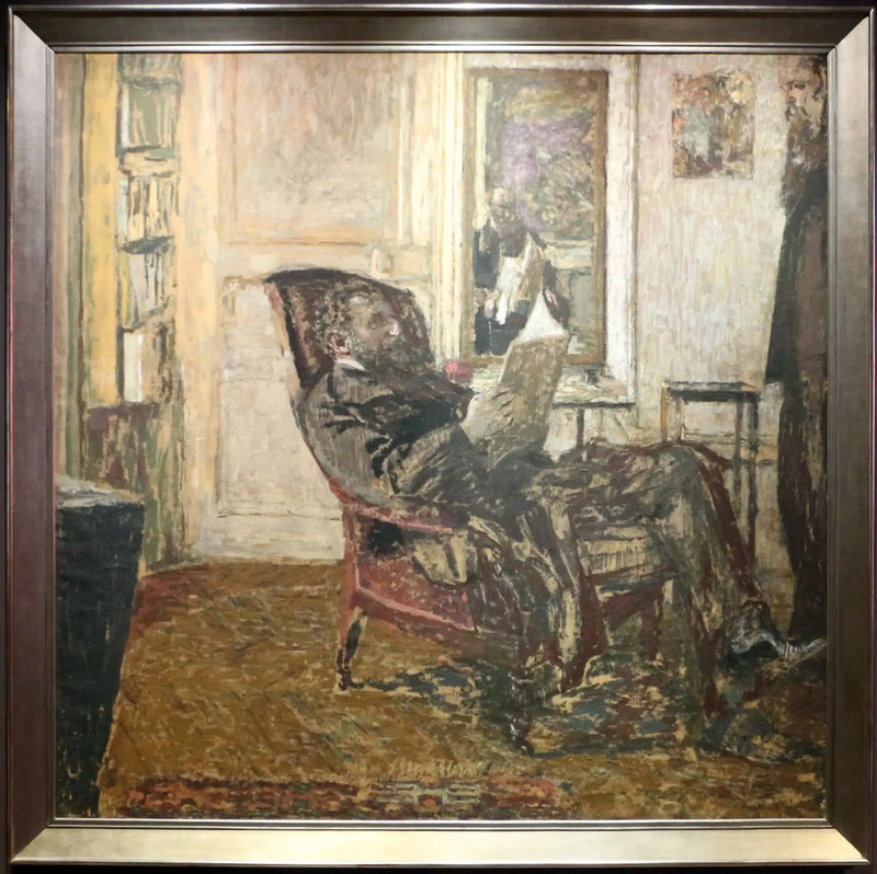 Portrait of Thadée Natanson in the armchair - Édouard Vuillard