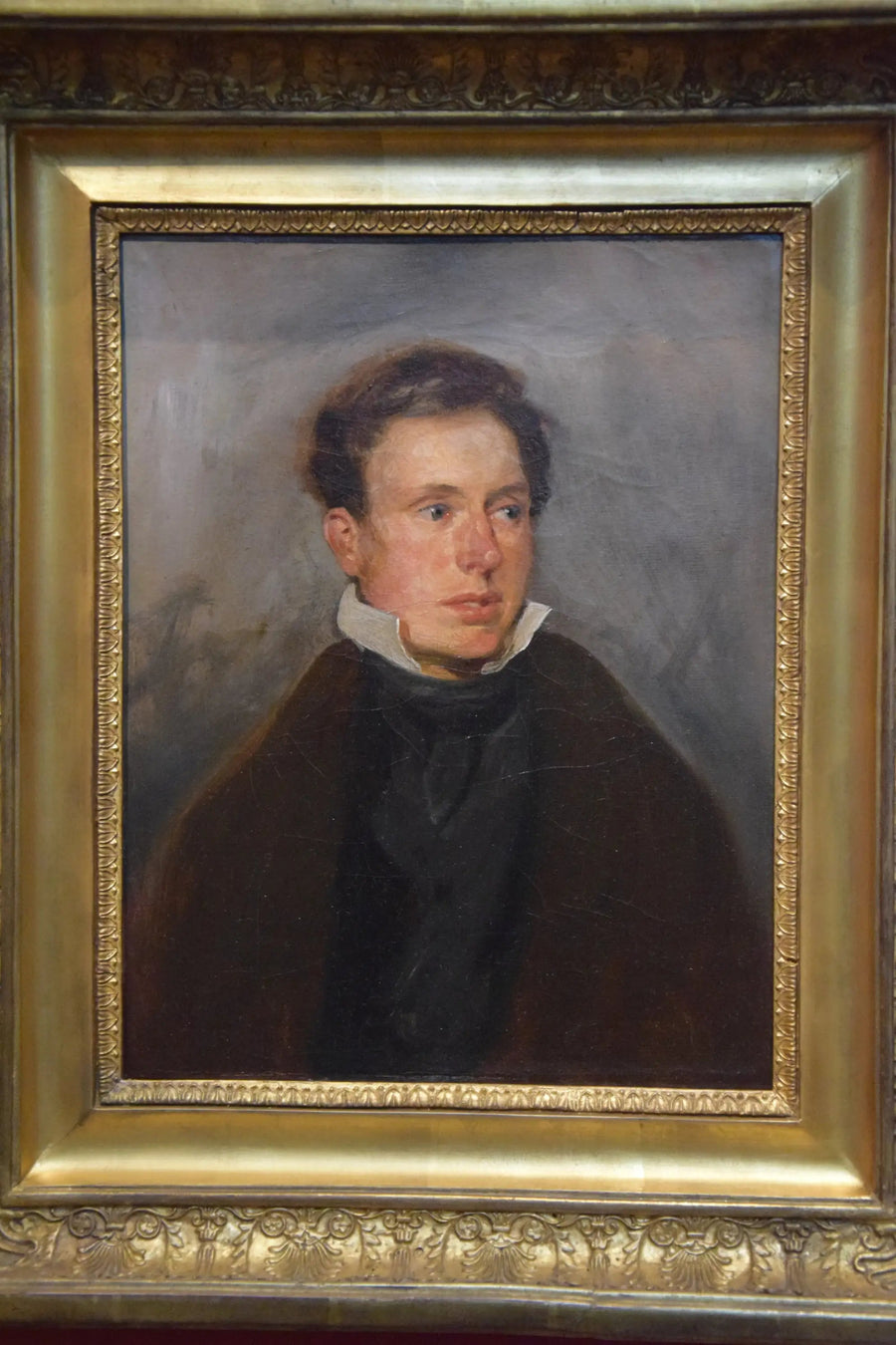 Portrait of Thales Fielding - Eugène Delacroix