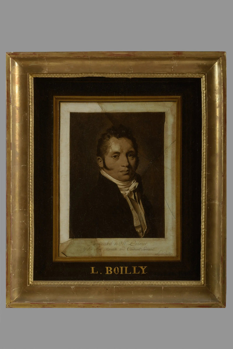 Portrait of Thomas Palmer, in trompe-l'œil - Louis-Léopold Boilly