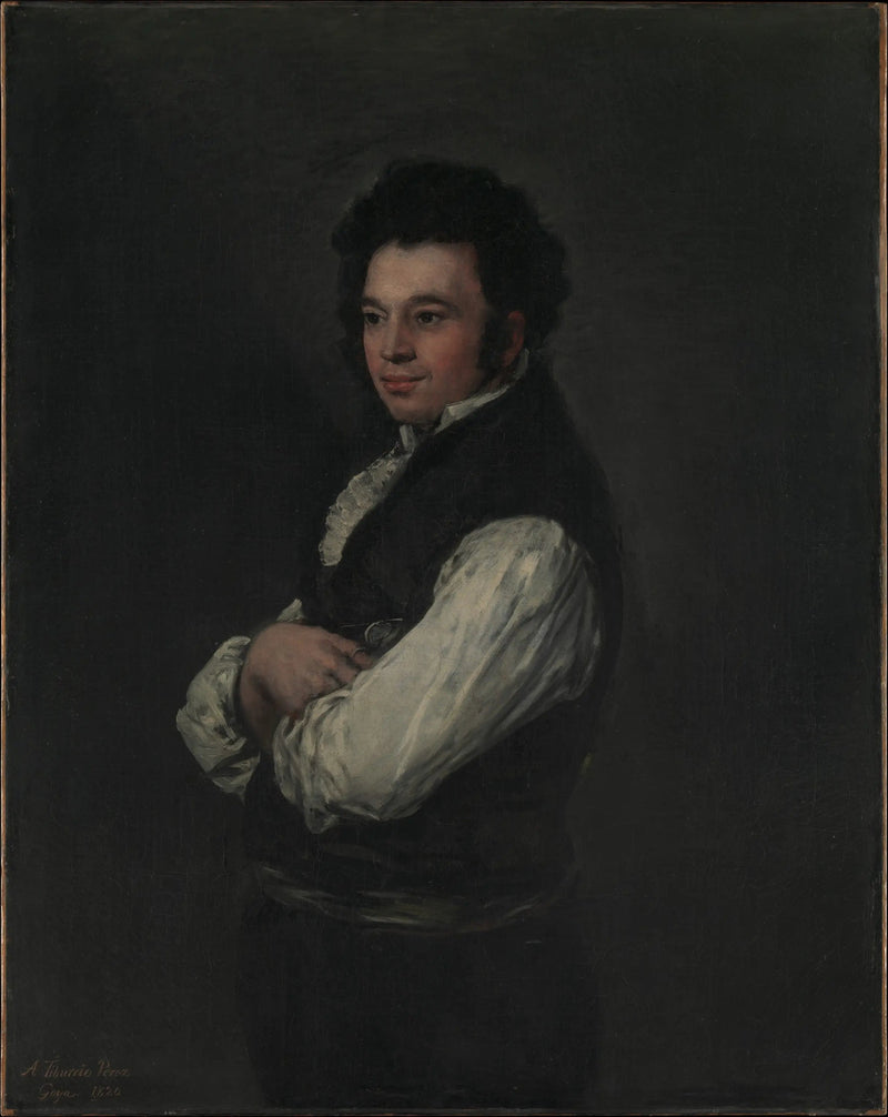 Portrait of Tiburcio Pérez y Cuervo, the Architect - Francisco de Goya