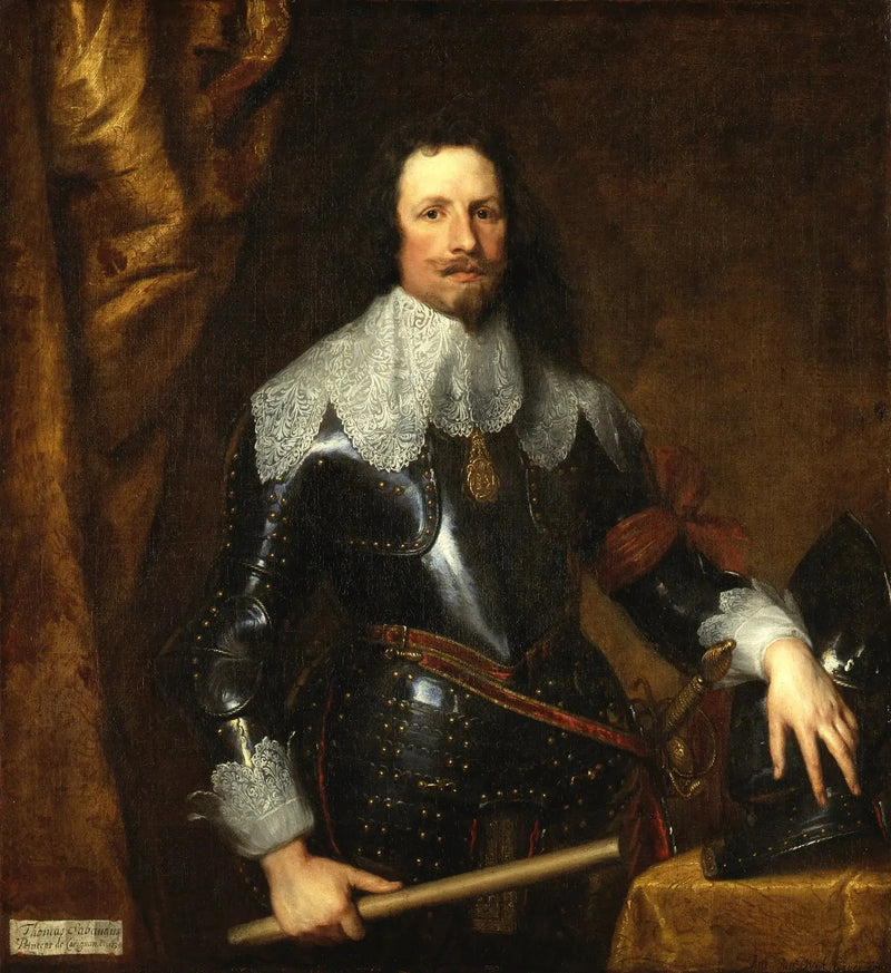 Portrait of Tomaso di Savoia-Carignano - Antoine van Dyck
