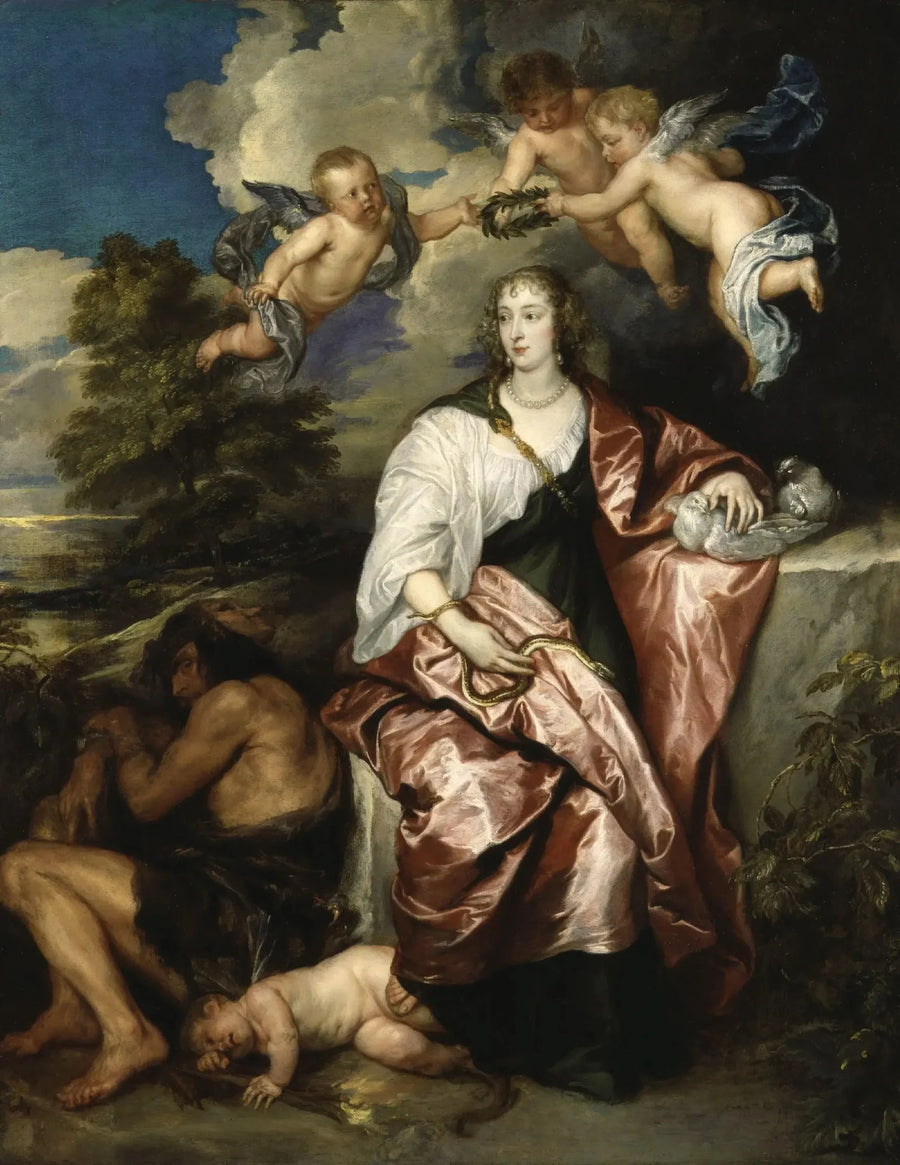 Portrait of Venetia, Lady Digby - Antoine van Dyck