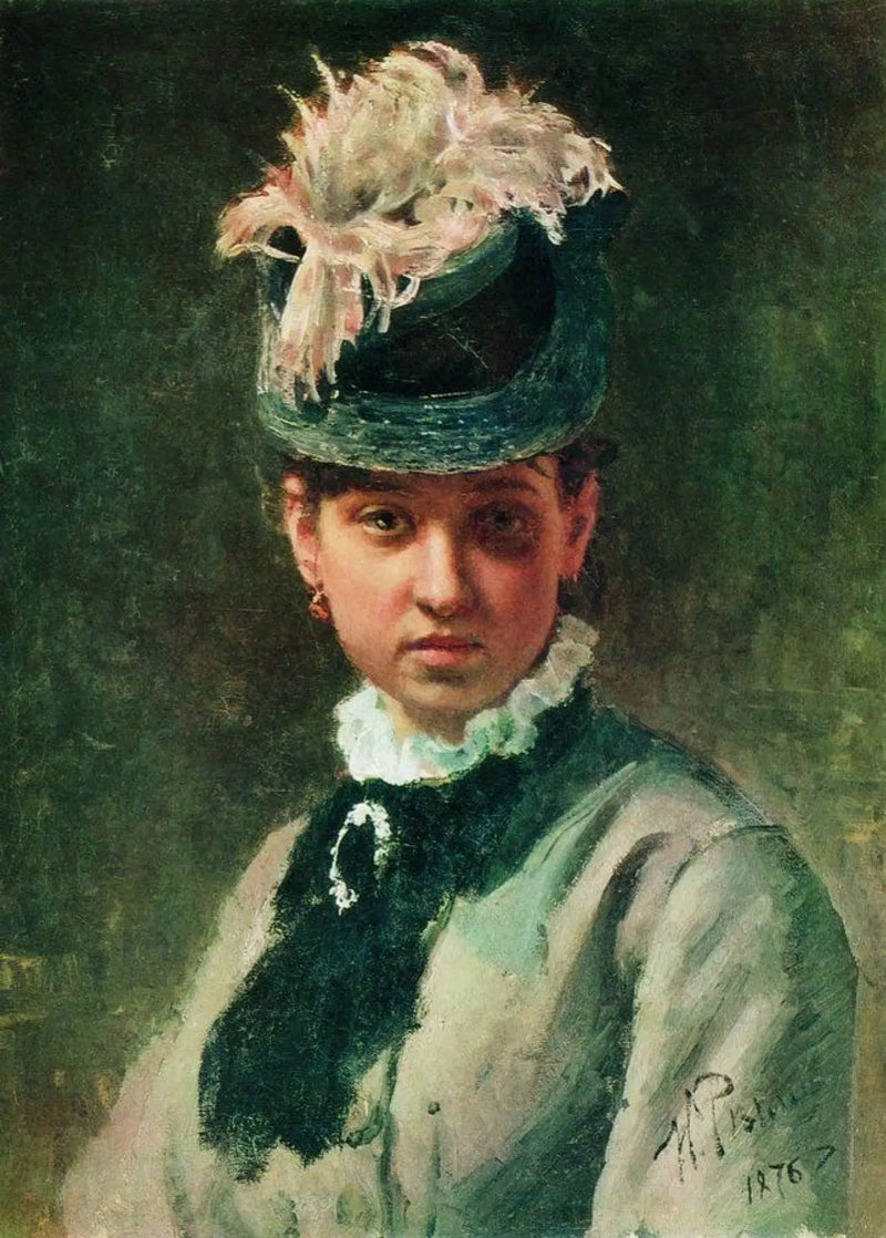Portrait of Vera Repina - Ilya Repin