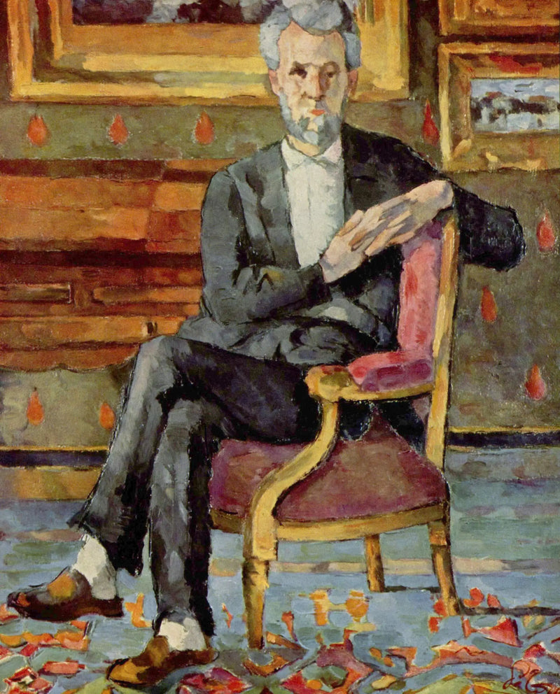 Portrait of Victor Chocquet Sitting - Paul Cézanne