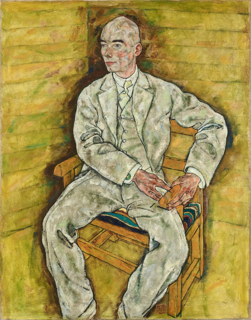 Portrait of Victor Ritter von Bauer - Egon Schiele