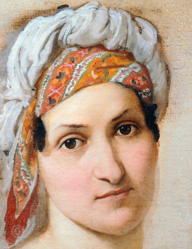 Portrait of Vincenza Scaccia, the artist's girlfriend - Francesco Hayez