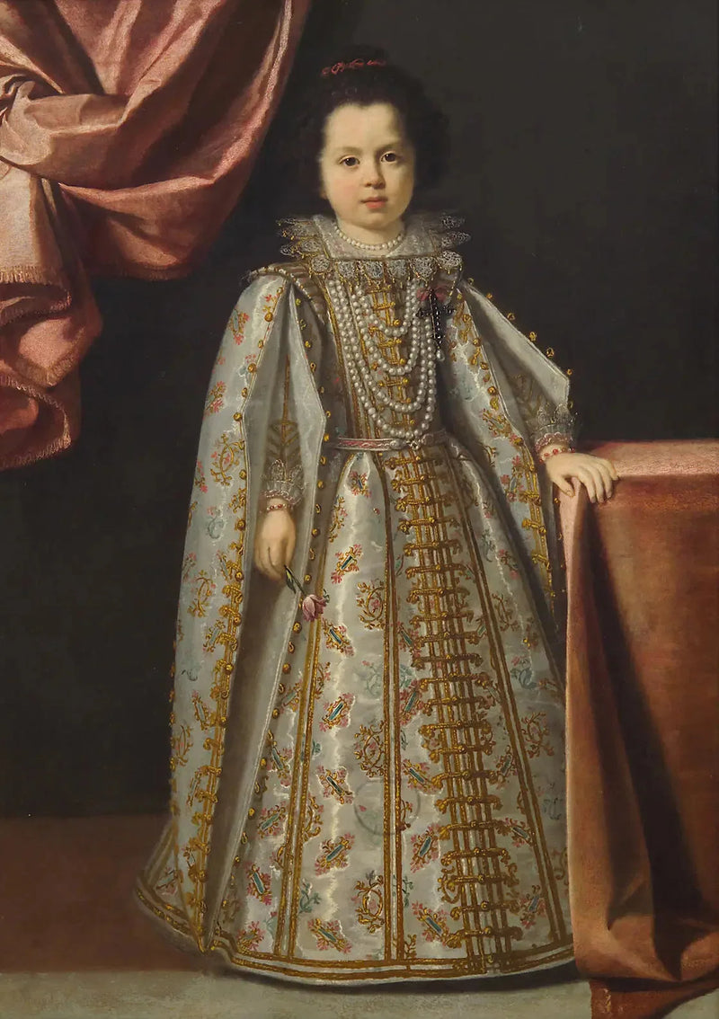 Portrait of Vittoria della Rovere (1622-1694) aged 4 or 5 years - Lorenzo Lippi