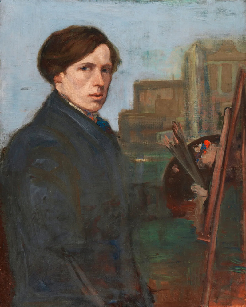 Portrait of William Orpen (1878-1931), artist - Charles Conder