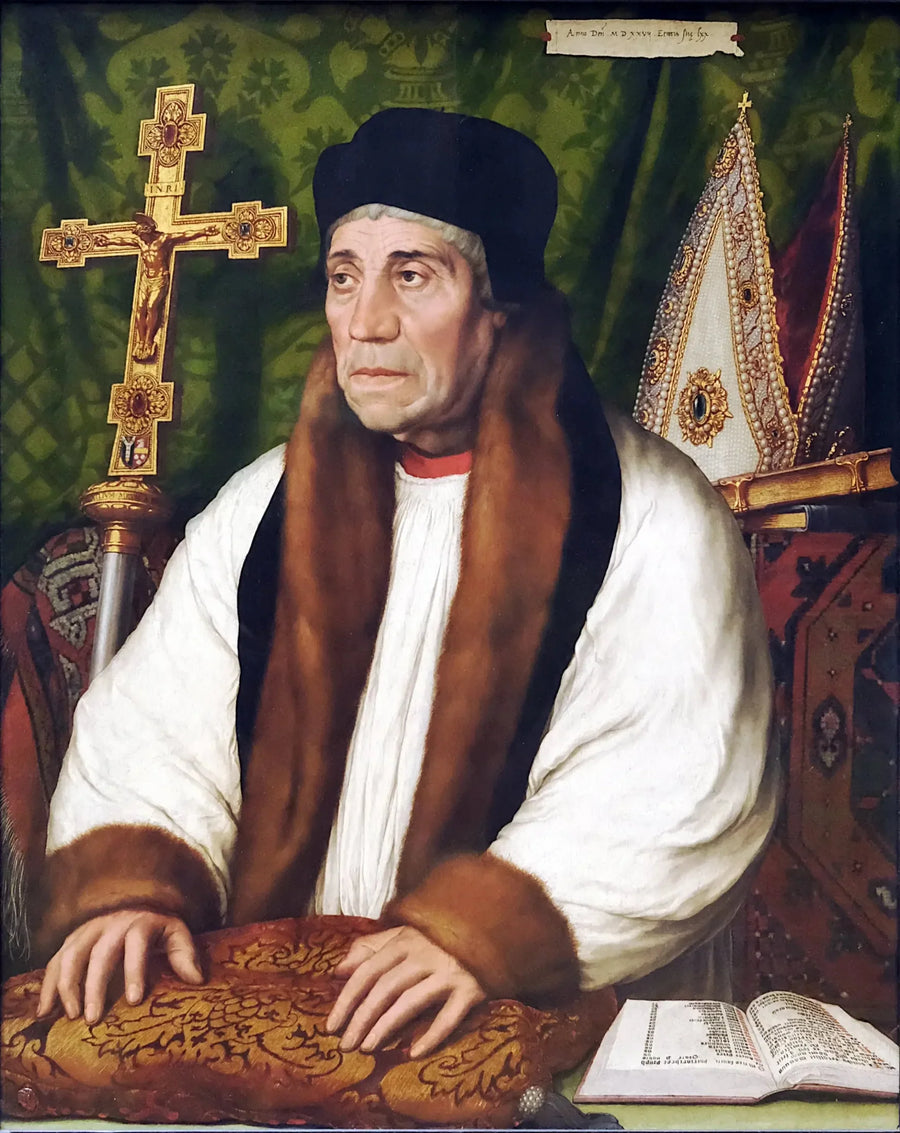 Portrait of William Warham - Hans Holbein the Younger
