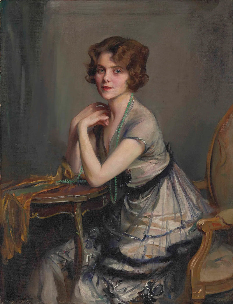 Portrait of Winnie Melville, Mrs Derek Oldham - Philip de László