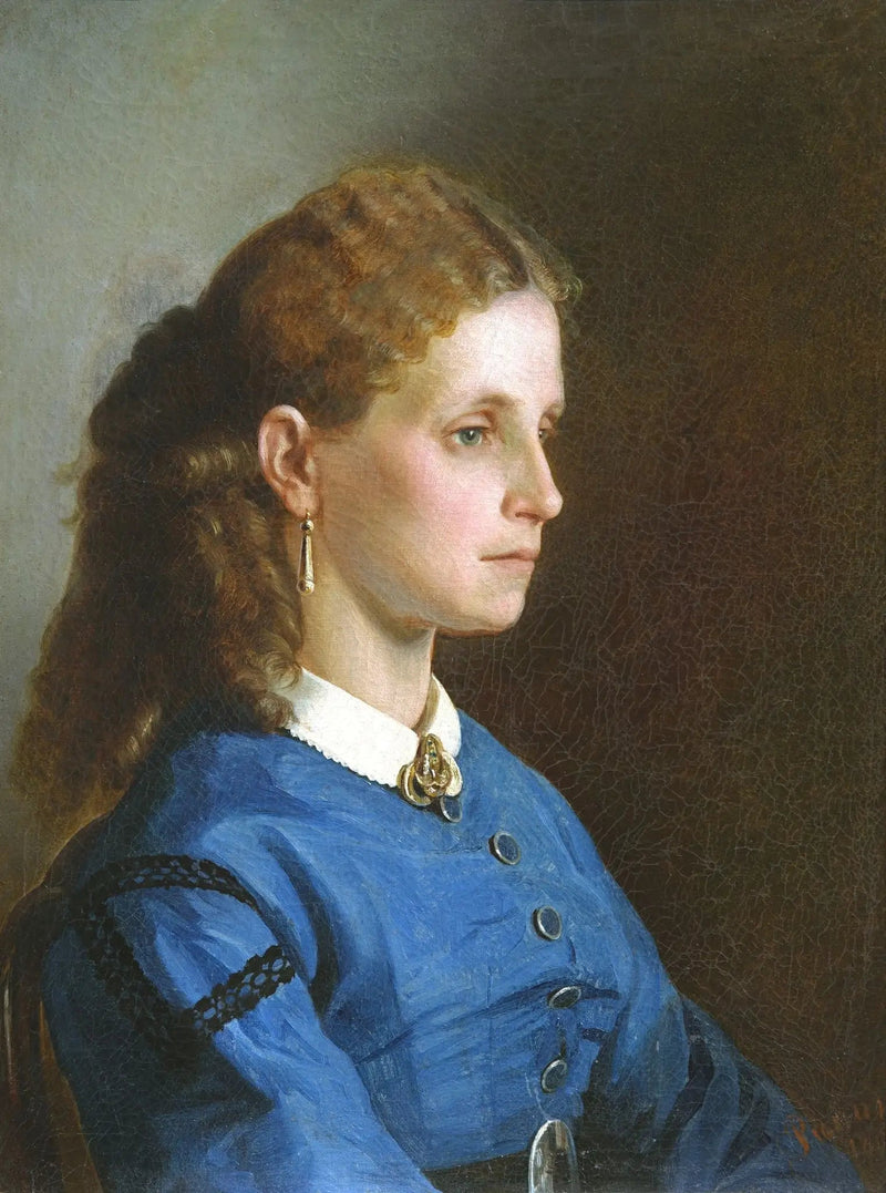 Portrait of Yanitskaya - Ilya Repin