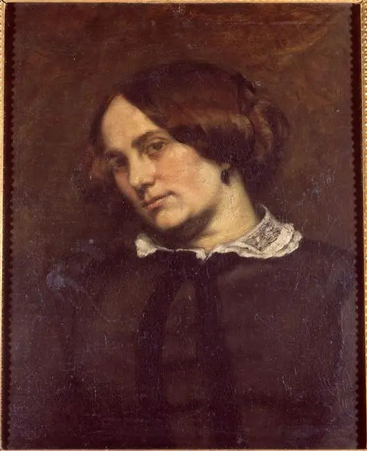 Portrait of Zélie Courbet - Gustave Courbet