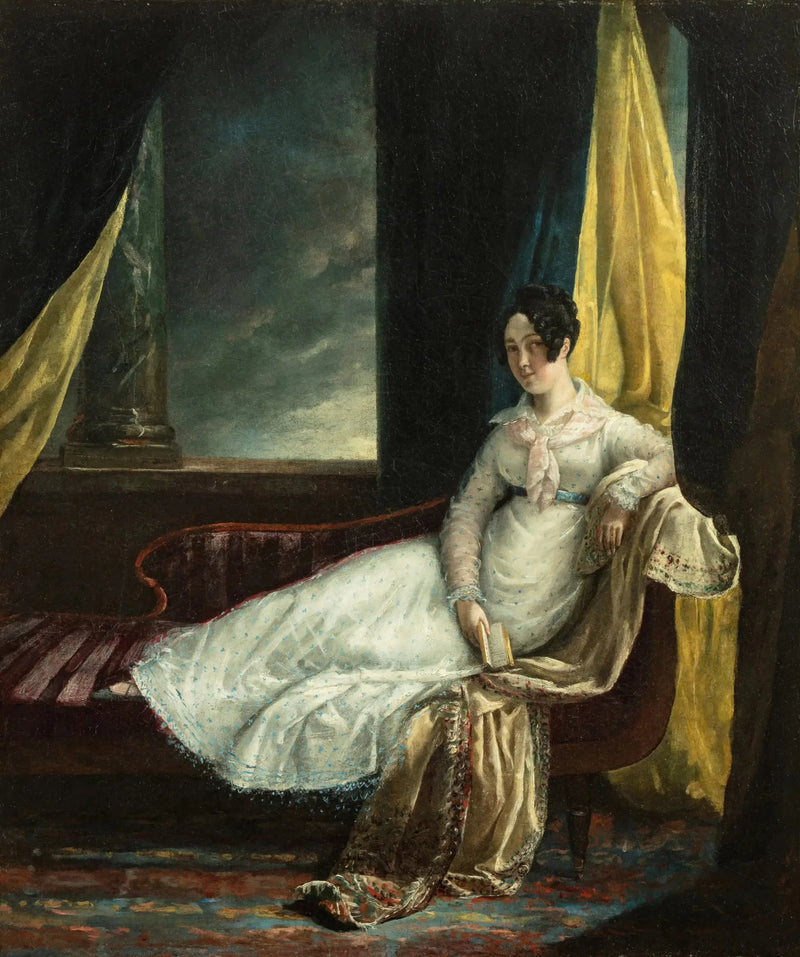 Portrait of Zoé Elmore - Théodore Géricault