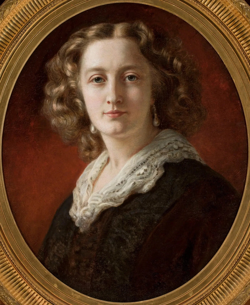 Portrait of Zofia Odescalchi née Branicka. - Franz Xaver Winterhalter