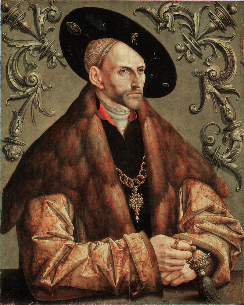 Portrait of Edzard I, Count of East Frisia - Jacob Cornelisz van Oostsanen