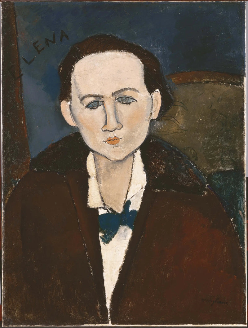 Portrait of Elena Pavlowski - Amedeo Modigliani