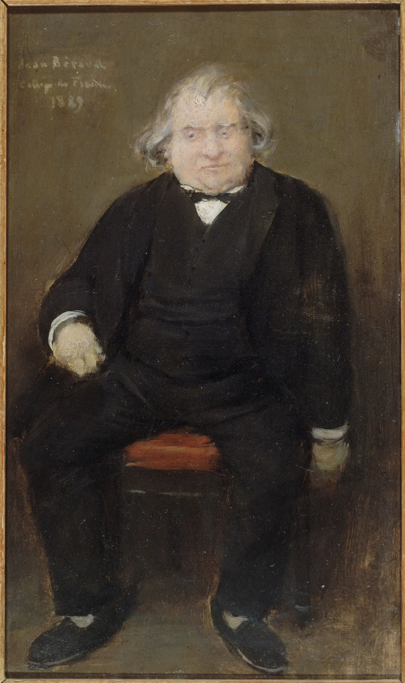 Portrait of Ernest Renan (1823-1892), philosopher - Jean Béroud