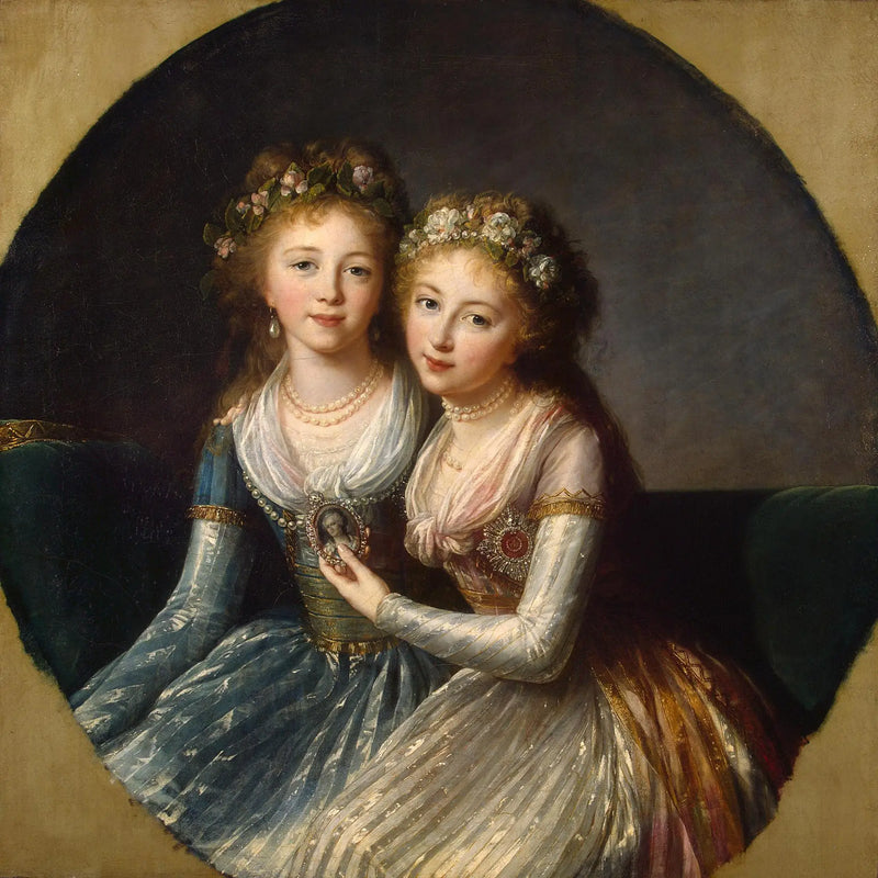 Portrait of Emperor Paul I's Daughters - Élisabeth Vigée Le Brun