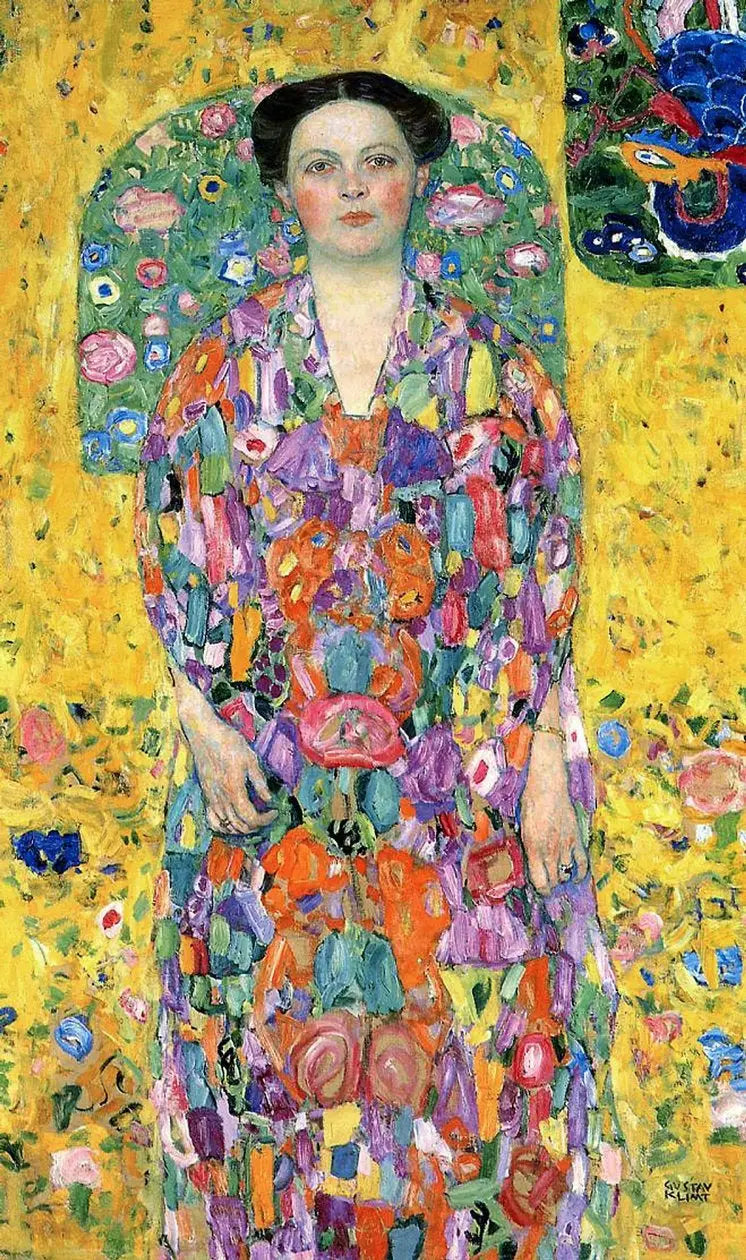 Portrait of Eugenia Primavesi - Gustav Klimt