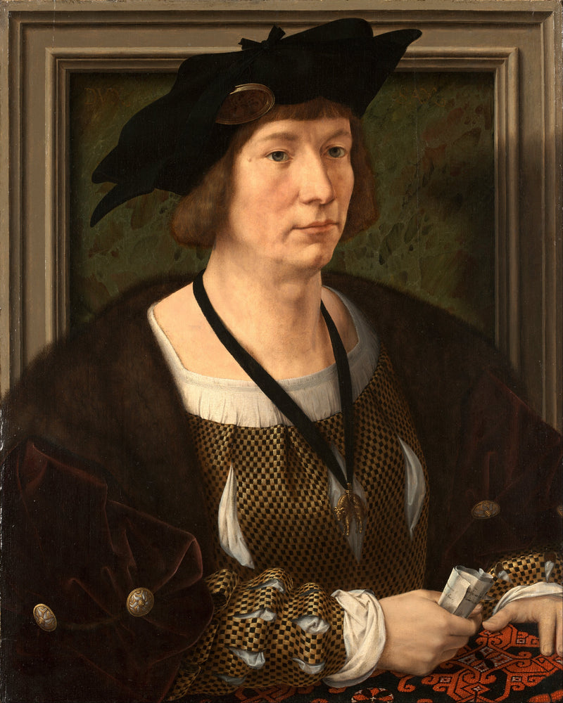 Portrait of Hendrik III, Count of Nassau-Breda - Jan Gossaert