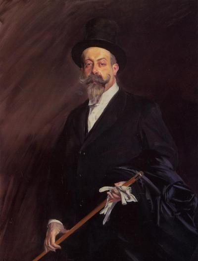 Portrait of Henri Gauthier Villars, alias Willy - Giovanni Boldini