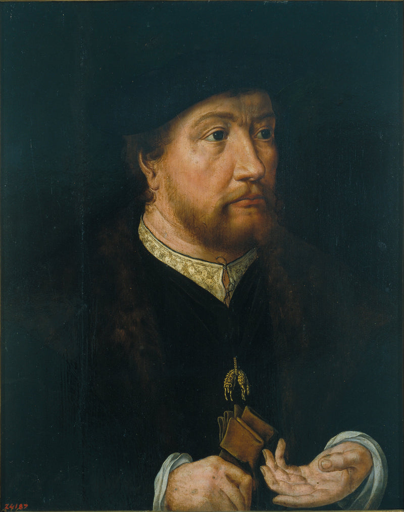 Portrait of Henry III, Count of Nassau - Jan Gossaert