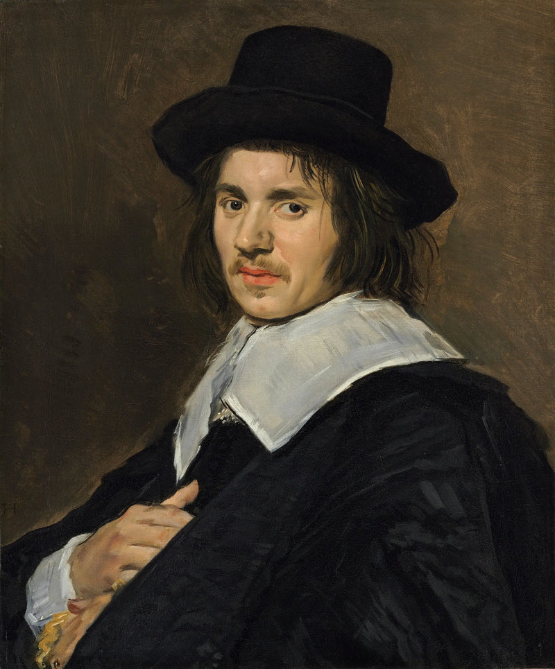 Portrait of a man with a hat - Frans Hals