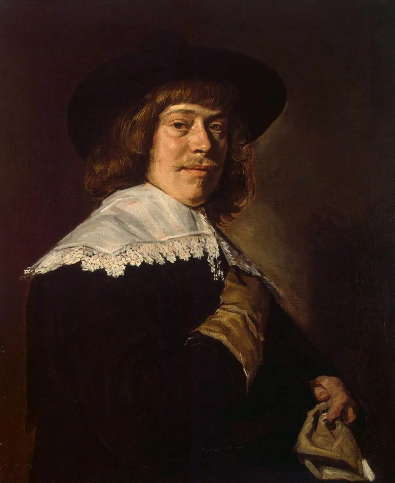 Portrait of a man with a hat - Frans Hals