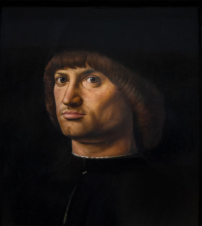 Portrait of a man, known as the condottiere - Antonello de Messina