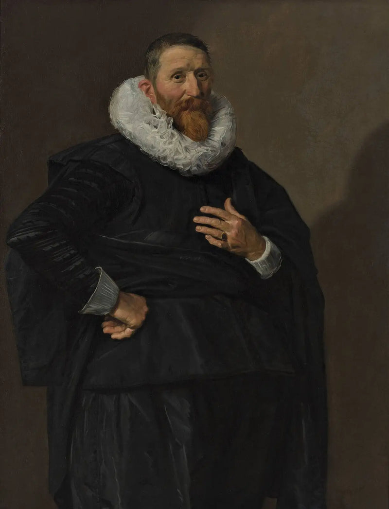 Portrait of a man, (possible) Johannes Saeckma (1572-1636) - Frans Hals