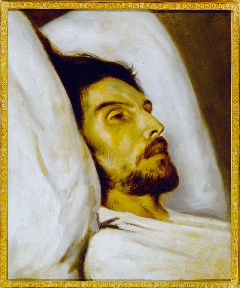 Portrait of a man on his deathbed, formerly called Armand Carrel - Paul Delaroche